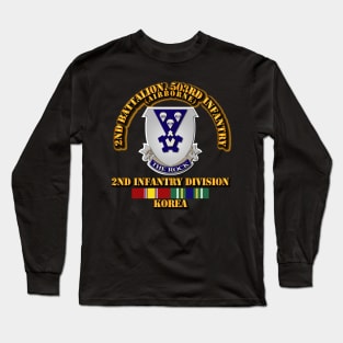 2nd Bn 503rd Infantry - Korea Svc Long Sleeve T-Shirt